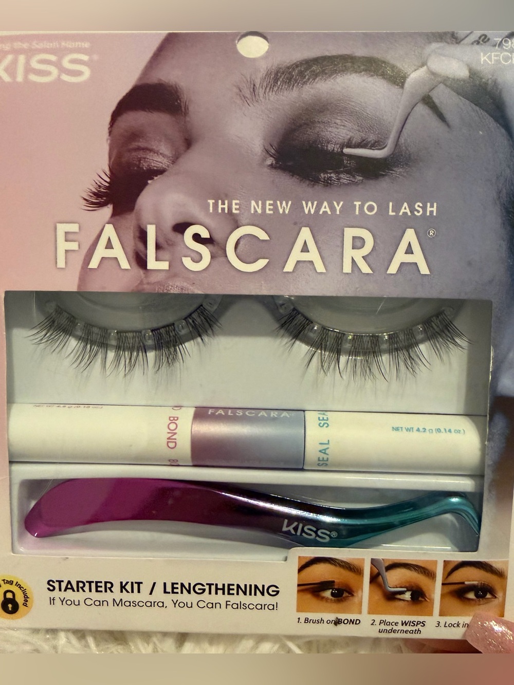 Kiss Falscara Eyelash Extension Kit Beautiful Easy Lash Extensions
